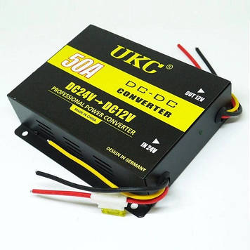 Перетворювач автоінвертор UKC DC/DC 24v-12v 50A, GP, Гарної якості, Перетворювач струму UKC 1000W KC-1000D, Перетворювач струму