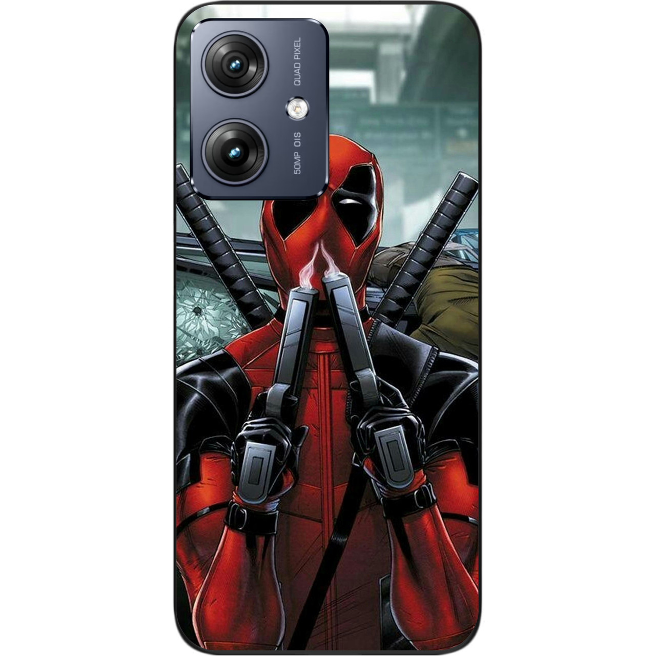 Силіконовий чохол Case для Motorola G54 Power з картинкою Дедпул