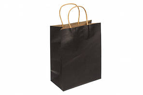 Подарунковий пакет чорний 25*12*33 см 3-2575