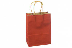 Подарунковий пакет темно-червоний 21*11*27 см 3-2216