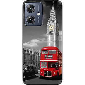 Оригінальний силіконовий чохол Case для Motorola G54 Power з картинкою Лондон