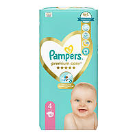 Підгузки Pampers Premium Care Розмір 4, 52 штуки Maxi 9-14 кг