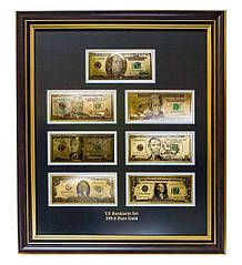 Подарункове панно "Всі банкноти USD (долар) США" 51*59 см ГП60094