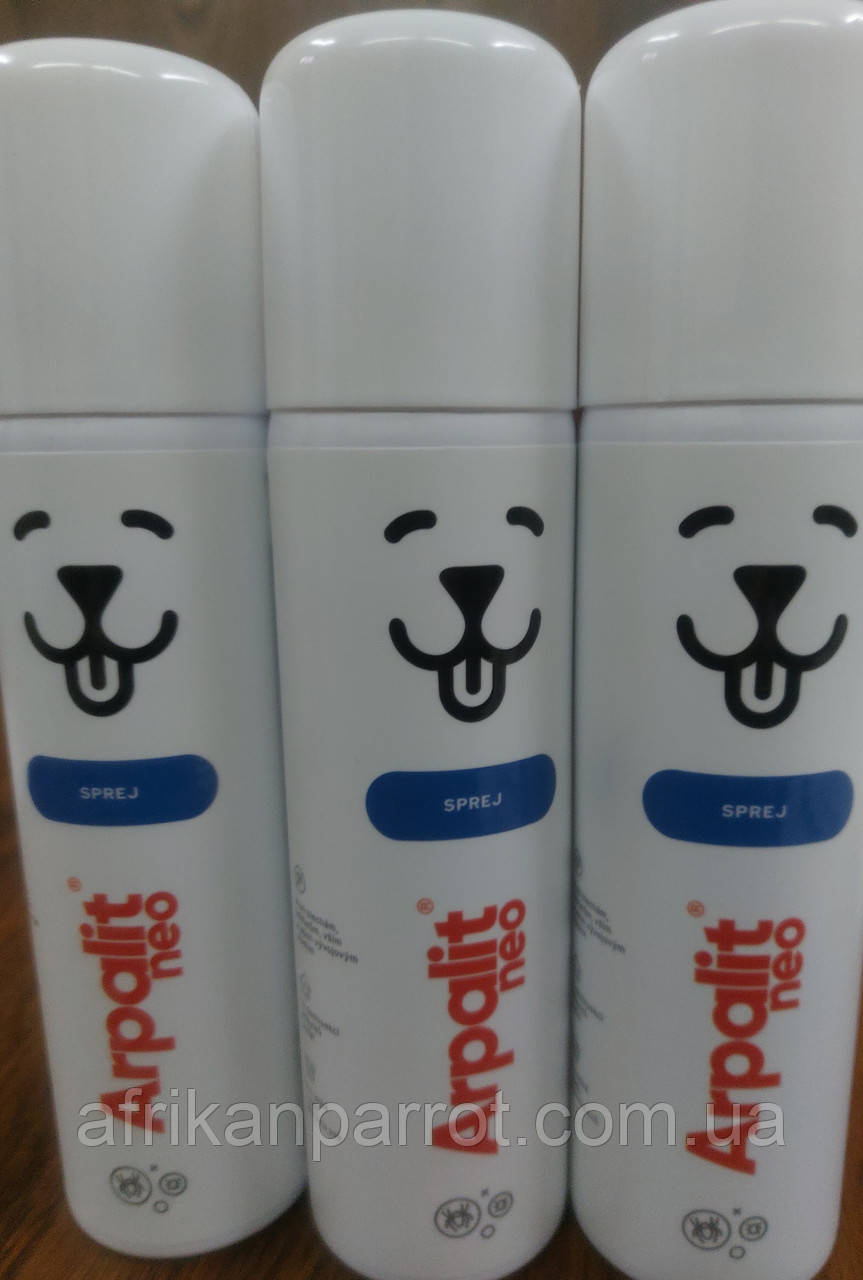 Спрей проти бліх, пероїдів, волосоїдів (Neo Arpalit) для папуг, фото 1