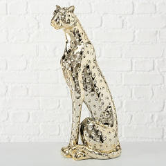 Статуетка Гепард золота кераміка h33см 1017651