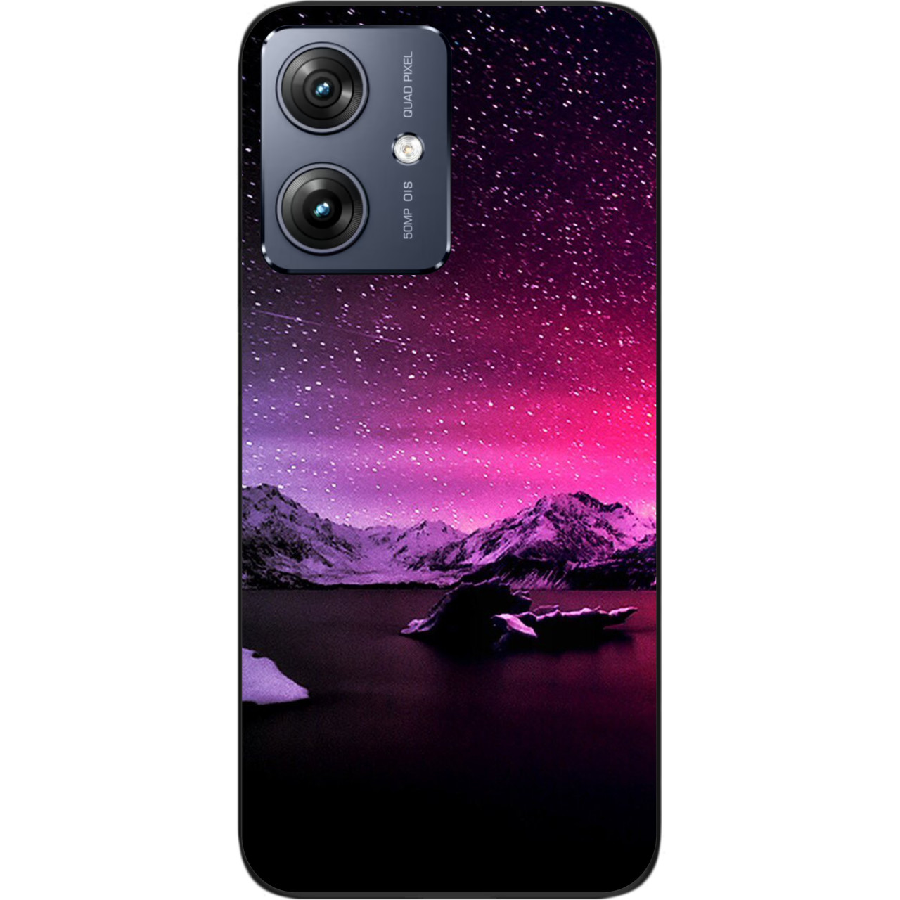 Чохол силіконовий Case для Motorola G54 Power з картинкою Зірки