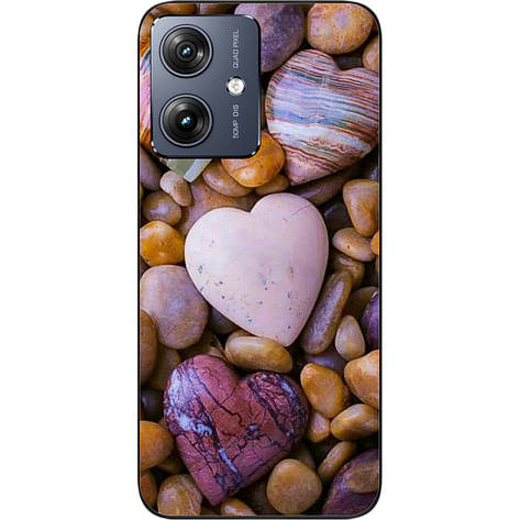 Силіконовий чохол Case для Motorola G54 Power з картинкою Камені, фото 1
