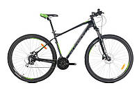 Велосипед MTB горный 27,5 Avanti Canyon PRO гидравлика 17" черно-зеленый