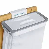 Подвесной держатель ATTACH-A-TRASH, держатель мусорных пакетов, держатель пластиковый, Белый (0-12-50089)