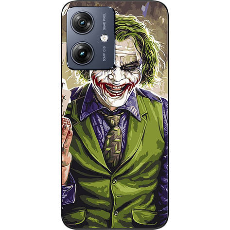 Силіконовий чохол Case для Motorola G54 Power з картинкою Джокер, фото 1