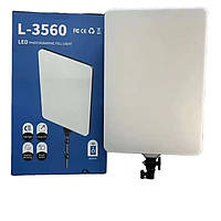 Светодиодная прямоугольная Led-лампа для фотостудии L-3560 LED лампа для видео и фото съемки с пультом, Gp1,