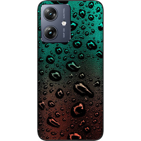 Силіконовий чохол Case для Motorola G54 Power з картинкою Краплі води, фото 1