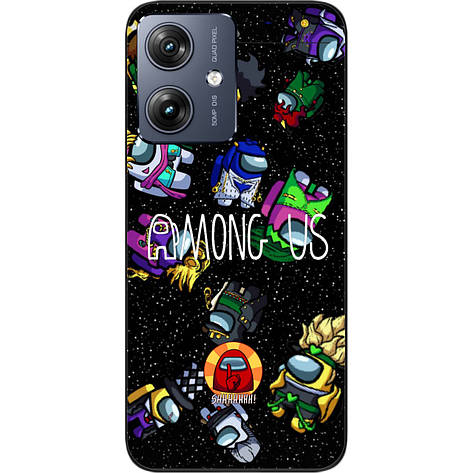 Силіконовий чохол Case для Motorola G54 Power з картинкою Among Us В космосі, фото 1