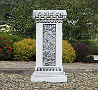 Садовая скульптура Колонна квадратная большая 76х39х39 см. ССП12090 Серый