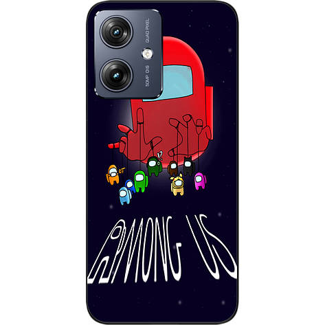 Силіконовий чохол Case для Motorola G54 Power з картинкою Among Us Маріонетки, фото 1