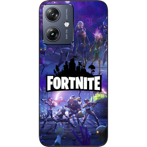 Силіконовий чохол Case для Motorola G54 Power з картинкою Герої Fortnite, фото 1