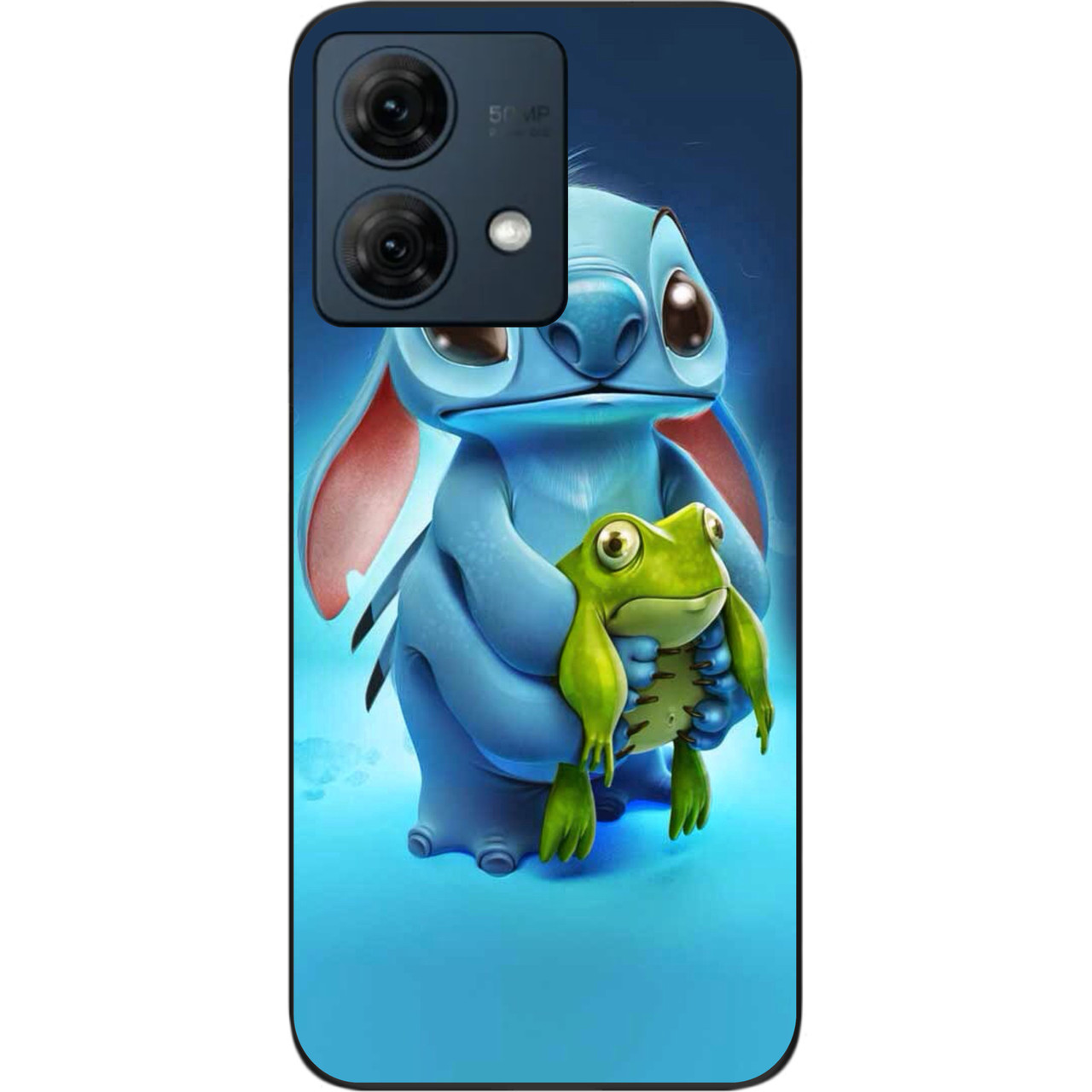 Силіконовий чохол Case для Motorola Moto G84 з картинкою Стіч із жабою