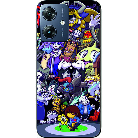 Силіконовий чохол Case для Motorola G54 Power з картинкою Андертейл герої, фото 1