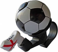 Звонок велосипедный Spelli SBL-436AP футбольный мяч
