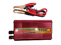 Преобразователь тока Power Inverter SSK-1000W AC/DC Автомобильный инвертор 1000W из 12 в 220, GN, Хорошее