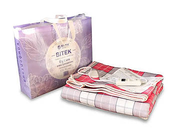 Електропростирадло electric blanket BITEK BT-2109, Gp, Гарної якості, електричне простирадло з регулятором температури,