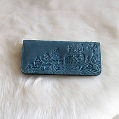 Гаманець довгий "Сова" бірюзовий 07-С-Бір 07-С-Бір