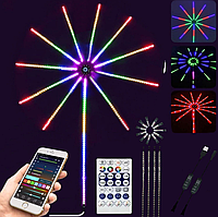 Світлодіодна стрічка Феєрверк від USB з Bluetooth та пультом