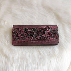 Гаманець довгий "Калина" бордовий 07-Кл-Бор