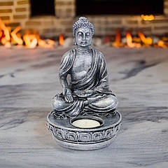 Свічник Будда (просить) 20 * 12 * 12 см ПП704в срібло ПП704в срібло