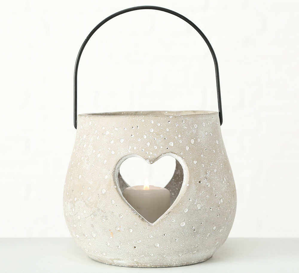 Свічник сірий бетон h 15 см 1004636, фото 1