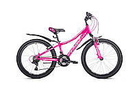 Велосипед підлітковий жіночий 24 Avanti Jasmine v-brake alu рожевий