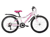 Велосипед для девочки подростковый 24 Avanti Astra v-br. бело-розовый