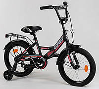 Велосипед детский 16 Corso MAX Power CL-16622 черно-красный