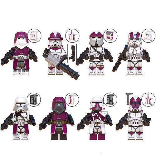 Набор человечки Star Wars Звездные Войны фигурки для лего lego 8 штук ...
