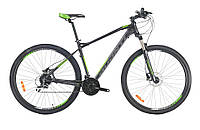 Велосипед спортивный 27,5 Avanti Canyon гидравлика, 17" черно-зеленый