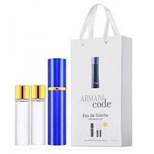 Armani Code for men 3x15ml - Trio Bag