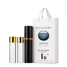 Bylgari Aqva pour Homme edt 3x15ml - Trio Bag