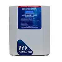 Стабилизатор напряжения Укртехнологія OPTIMUM 5 (5000Вт) 220В, стабилизация 125-250, 12 ступеней