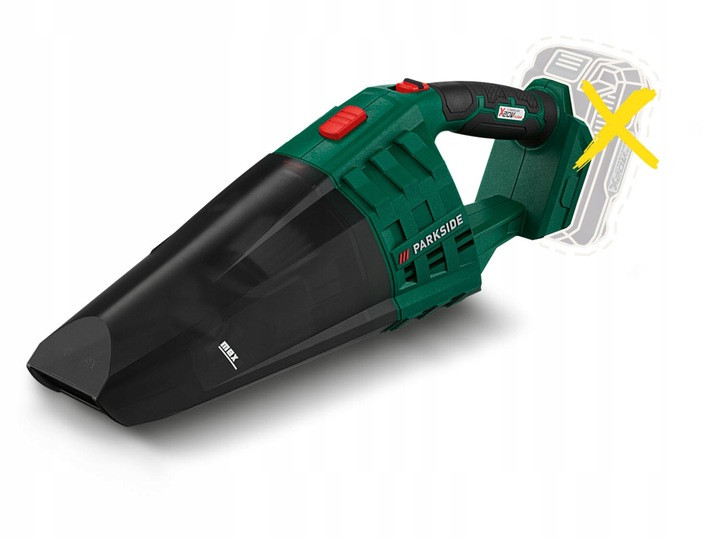 Акумуляторний ручний пилосос PARKSIDE PHSSA 20-Li C1 20 В, фото 1
