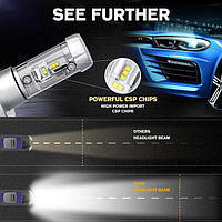 Светодиодные LED лампы для фар автомобиля X3 H11, GN, Хорошее качество, дневные ходовые огни дхо, светодиодные