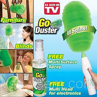 Щетка от пыли Go Duster, GN, Хорошее качество, Великолепная электрощетка Go Duster (Гоу Дастер), Щетка