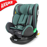 Детское автокресло El Camino ME 1081-B i-TRUST Green с системой Isofix для новорожденных 0-36 кг Зеленый lms