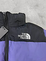 Женский пуховик the north face, Зимний пуховик фиолетовый tnf 700, Куртка зе норт фейс мужская