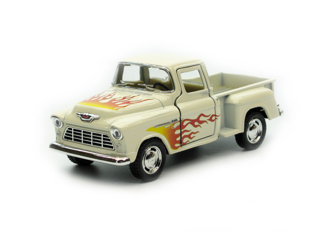 Машина металева KT5330F Chevy Stepside Pick - up with printing 1955