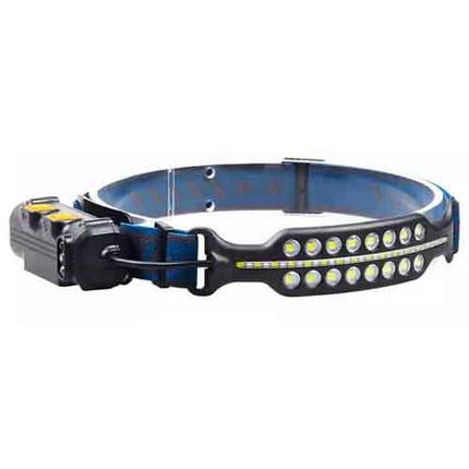 Ліхтар налобний BL-W690-2-SMD (white+red), Motion Sensor, вбудований акумулятор, ЗУ Type-C, фото 1