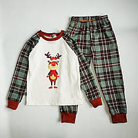 Теплые пижамы для детей и подростков "Рождество"