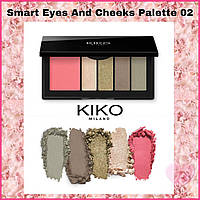 Тіні для повік Kiko Smart Eyes And Cheeks Palette відтінок 02