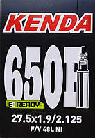 Камера велосипедная Kenda 27,5 x 1,90 / 2,125 (650B) FV вентиль Presta 48 мм