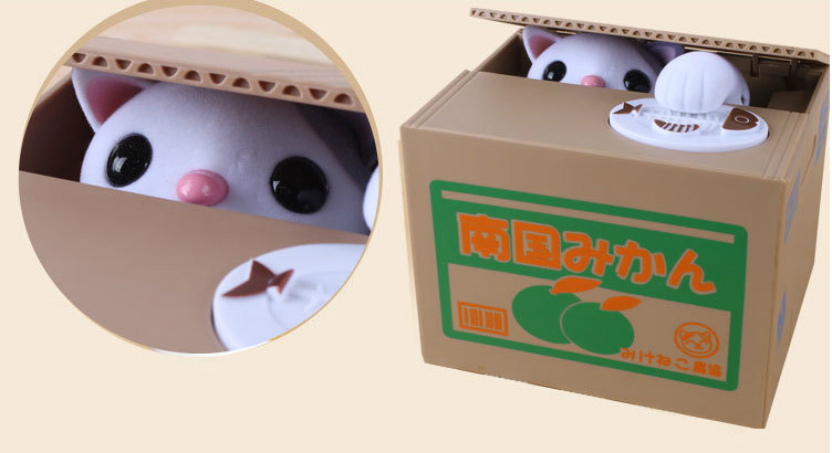 Інтерактивна скарбничка Кот - Злодюжка, фото 1