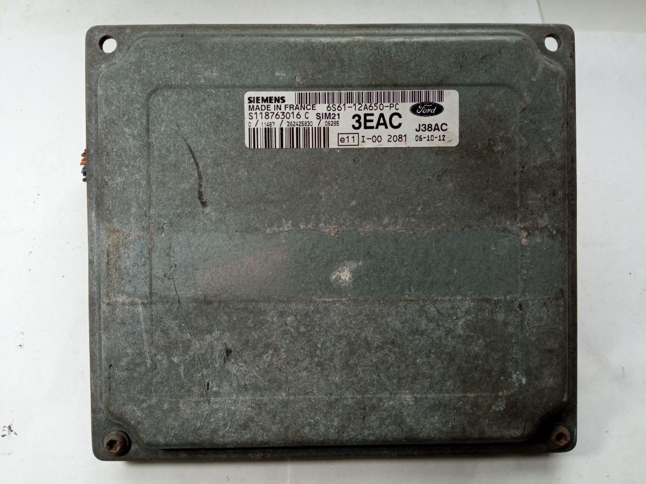 Електронний блок керування Ford Siemens 6S61-12A650-PC / S 118 763 016 C / 6S6112A650PC